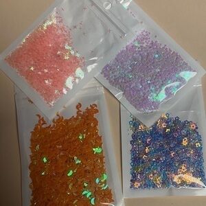 Nail glitter bundle 3 for $15